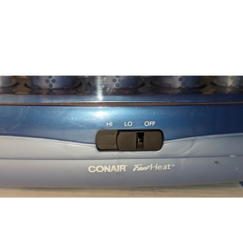 Vintage Conair Fast Heat Plastic Hot Air Rollers Curlers Model HS21 20 Pc Clips - Picture 4 of 6